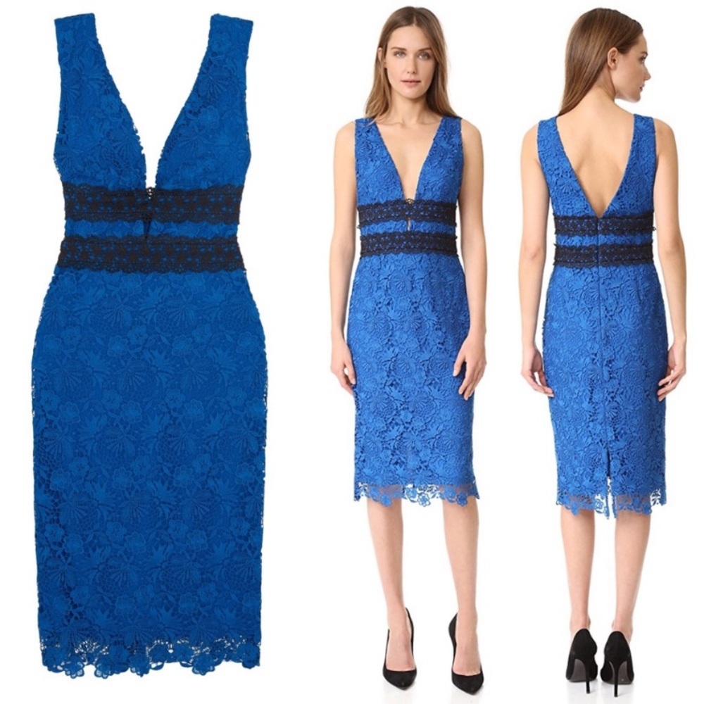 Diane Von Furstenberg V-Neckline sheath silhouette dress - Picture 2 of 3